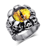 Dragon skull ring 54.5 mm nz