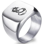 Dragon stainless steel ring 54 mm nz