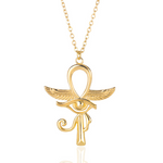 Egyptian Eye Necklace Golden nz