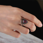 Elegant amethyst ring nz