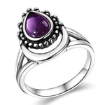 Elegant amethyst ring nz