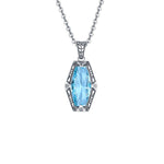 Elegant aquamarine necklace nz