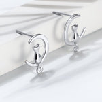 Elegant cat earrings nz