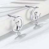 Elegant cat earrings nz