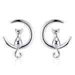 Elegant cat earrings nz