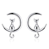 Elegant cat earrings nz