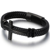 Elegant Christian bracelet Black / 21,5 cm nz