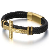 Elegant Christian bracelet Gold / 21,5 cm nz