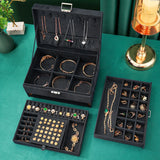 Elegant Dark-Toned Jewellery Box Black nz
