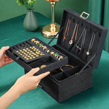 Elegant Dark-Toned Jewellery Box Black nz