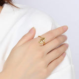 Elegant Gold Cobra Ring nz