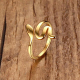 Elegant Gold Cobra Ring nz