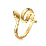 Elegant Gold Cobra Ring nz