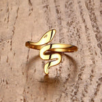 Elegant Gold Cobra Ring nz