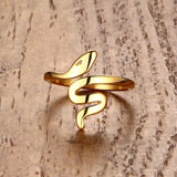 Elegant Gold Cobra Ring nz