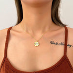 Elegant gold sun necklace nz