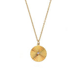 Elegant gold sun necklace nz