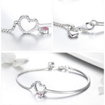 Elegant heart bracelet Type nz