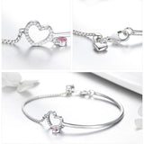 Elegant heart bracelet Type nz
