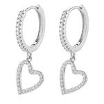 Elegant heart earrings nz