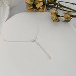 Elegant necklace with tiny pearls nz