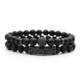 Elegant onyx bracelet Black nz
