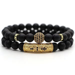 Elegant onyx bracelet Gold nz