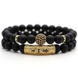 Elegant onyx bracelet Gold nz