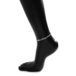 Elegant silver anklet nz