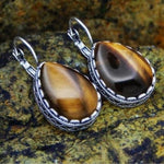 Elegant Tiger Eye Earrings nz