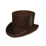 Elegant Top hat Dark brown / S (54 55cm) nz