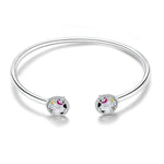 Elegant Unicorn bracelet Silver / Metal nz