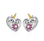 Elegant unicorn zirconia earrings nz