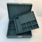 Elegant Velvet Accessory Case Dark green nz