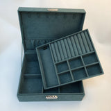 Elegant Velvet Accessory Case Dark green nz