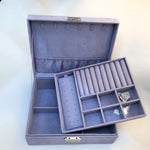 Elegant Velvet Accessory Case Violet nz