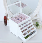 Elegant White Wooden Jewellery Box nz