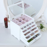 Elegant White Wooden Jewellery Box nz
