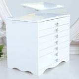 Elegant White Wooden Jewellery Box nz