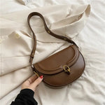 Elegant women’s leather waist bag Dark brown nz