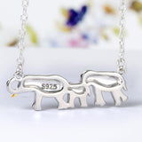 Elephant Family Pendant nz