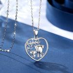Elephant heart pendant 45 cm nz