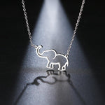 Elephant necklace stainless steel Silver nz