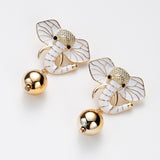Elephant pearl earrings nz