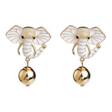 Elephant pearl earrings nz