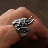 Elephant signet ring nz