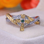 Emerald religious ring nz