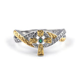 Emerald religious ring nz
