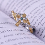 Emerald religious ring nz