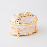 Enamel jewellery box Golden nz